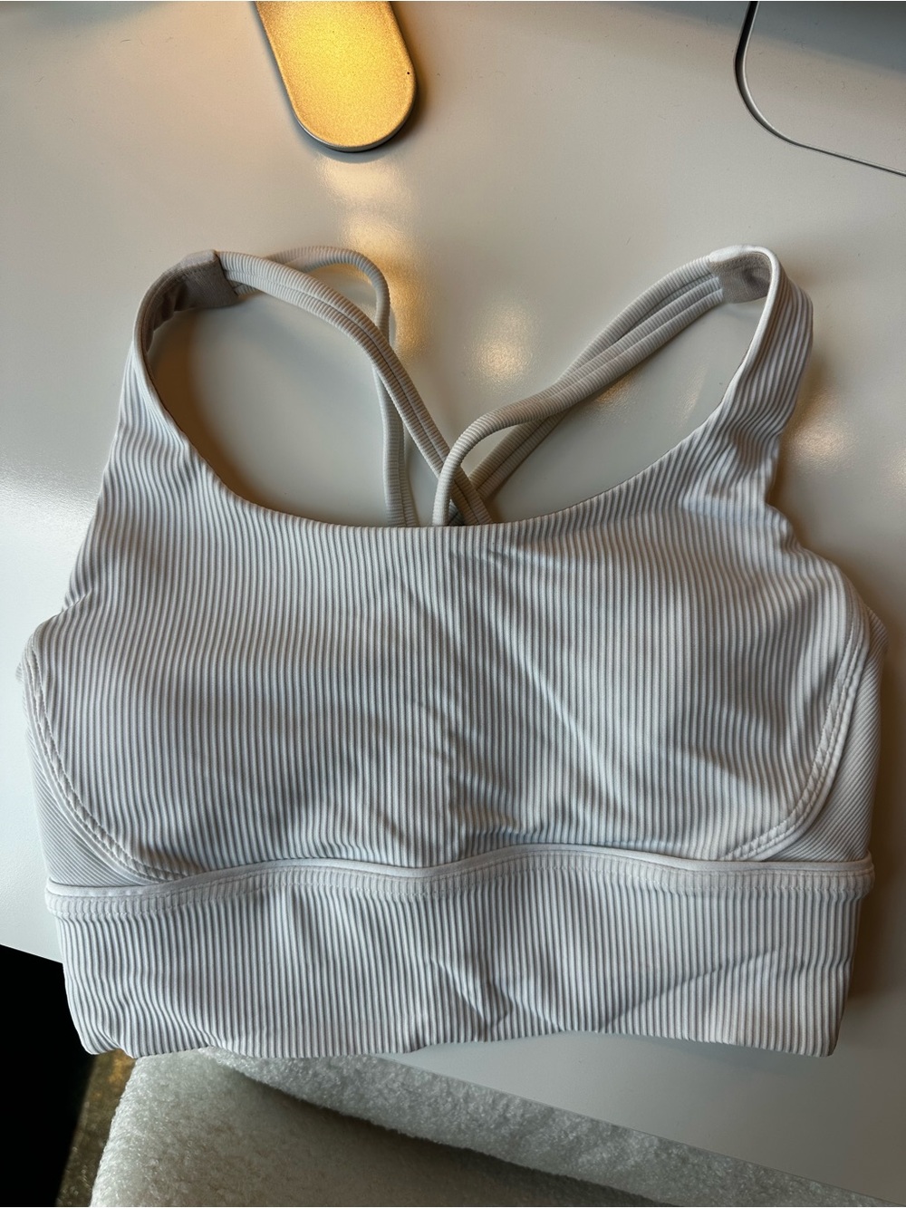 Lululemon Energy Longline Bra Ribbed